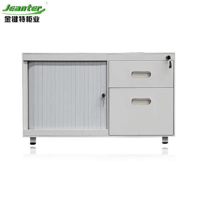 Office file cabinet storage Mobile Steel Caddy with Tambour Door