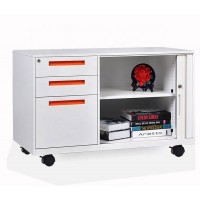 office furniture equipment 3 drawer movable filing cabinet modernsteel storage cabinet metal cupboard cabinet with wheels