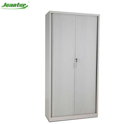 Full height office storage use metal cabinet roller doors for cupboards