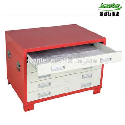 A1 size Welding design project storage plan steel 5 drawer A3 file drawing cabinet