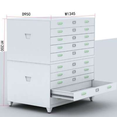 Foshan A0 5 Drawer Map Storage Cabinet Drawer Cabinet